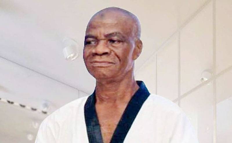Me Diomandé dit Wallace, un des précurseurs du taekwondo dans le pays. (DR)