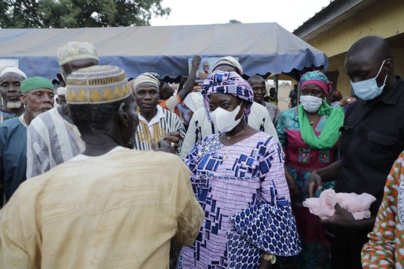 Mariatou Koné en campagne