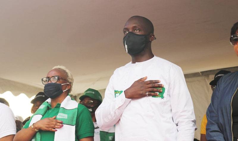 Jacques Ehouo, candidat du Pdci-Rda, au Plateau. (DR)