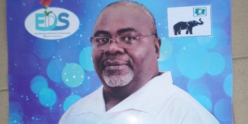 Hié Cyrille, le député sortant, est à la recherche d'un autre mandat. (DR)