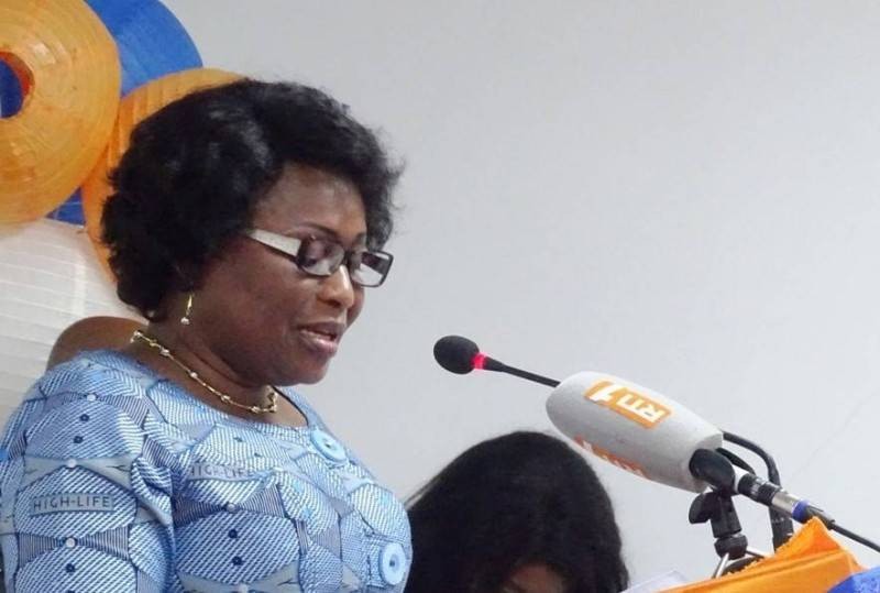 La presidente du CNDH, Namizata Sangaré
