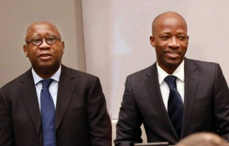 Laurent Gbagbo et Blé Goudé