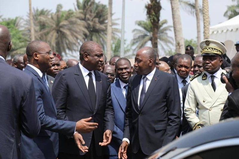 Les premiers ministres Hamed Bakayoko et Amadou Gon Coulibaly (DR)