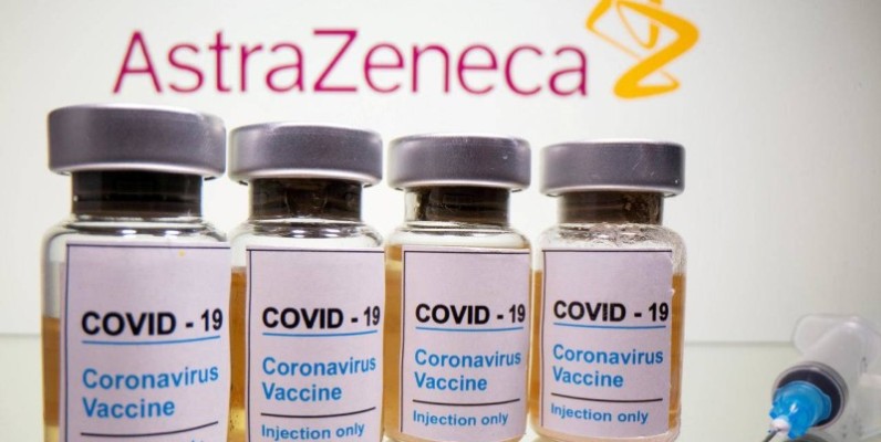 Une vue du vaccin AstraZeneca. (Dr)