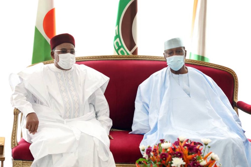 Les deux Chefs d’Etat, Alassane Ouattara et Mahamadou Issoufou, se sont félicités des bonnes relations entre leurs deux pays. 
