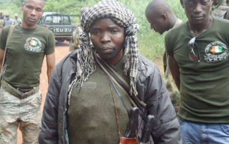 Amadé Ouérémi, en treillis, a nié les faits qui lui sont reprochés. (Photo d’archives)