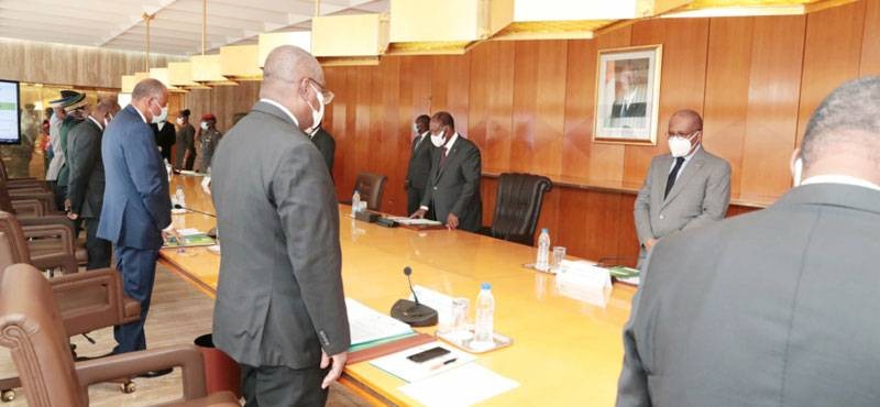 Le Conseil national de la sécurité s'est réuni le 26 mars 2021 sous la présidence du Chef de l'Etat Alassane Ouattara. (DR)