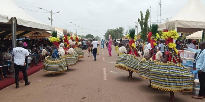 Le groupe artistique Molato a donné un cachet particulier à la cérémonie de clôture. (DR)