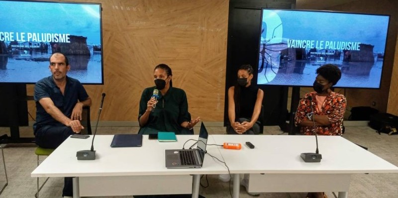 L'équipe de production s'est ouverte aux questions des journalistes à l'issue du visionnage du film. (DR)