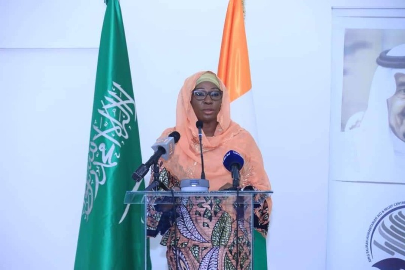 la ministre d’Etat, ministre des Affaires Etrangères, de l'Intégration Africaine et de la Diaspora, Mme Kandia Kamissoko.