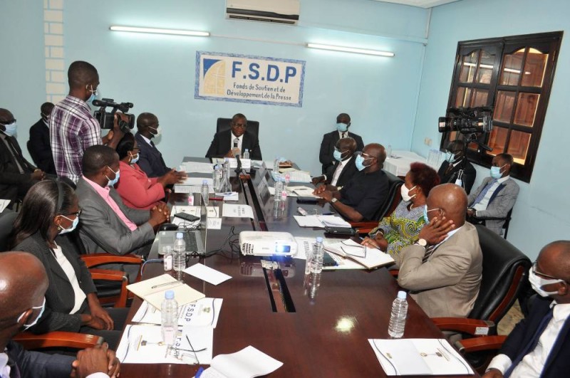 seance de travail du ministre avec le FSDP