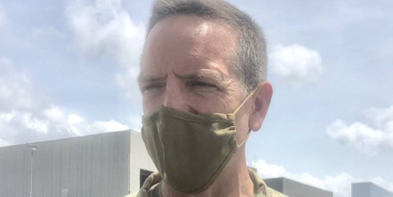 Le général major, Andrew Rohling est en visite en Côte d’Ivoire.(DR)