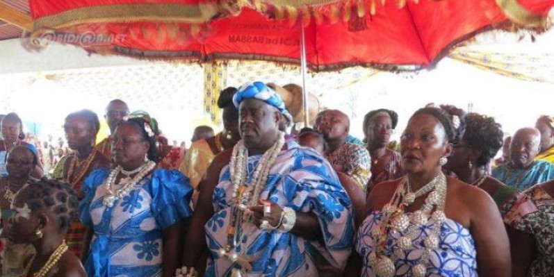 Sa Majesté Nanan Kanga Assoumou conduit le peuple Abouré Ehè depuis 30 ans. (DR)