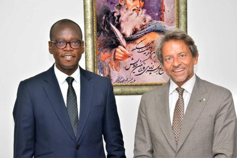 Le ministre Zoro Bi Ballo (à gauche). (DR)