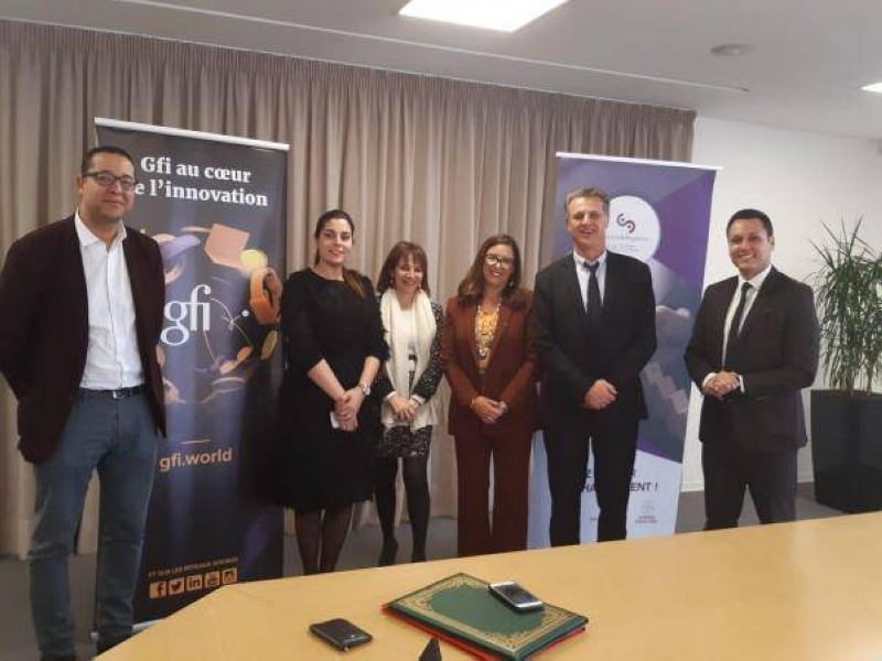 Signature de partenariat entre Inetum en Afrique et l'École Centrale Casablanca