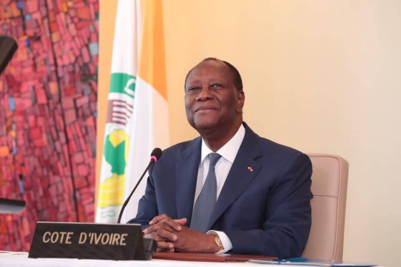 Le Président Alassane Ouattara
