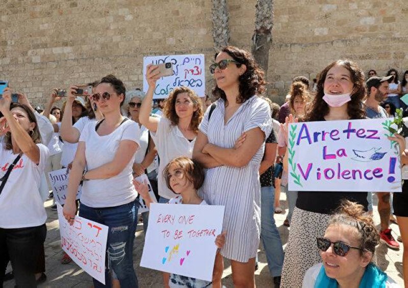 Manifestation a Jaffa en Israël