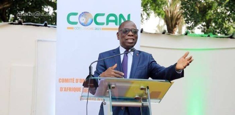 Lambert Kessé Feh, président du Cocan 2023. (DR)