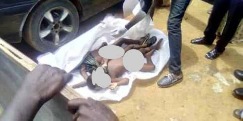 Les deux enfants retrouvés morts dans une voiture abandonnée. (Photo : AIP)
