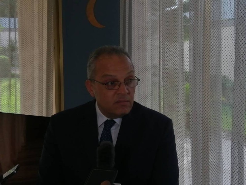 SEM Abdul Karim Ewaida, ambassadeur extraordinaire et plénipotentiaire de l'Etat de la Palestine en Côte d'Ivoire (Ph: Salif D. CHEICKNA)