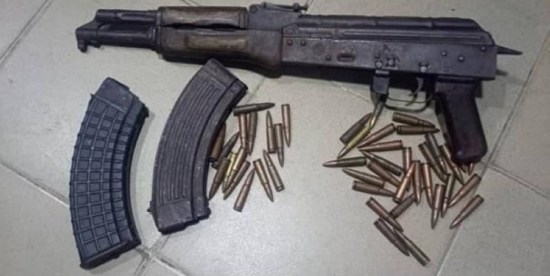 Une arme et des munitions saisies. (Gendarmerie nationale)