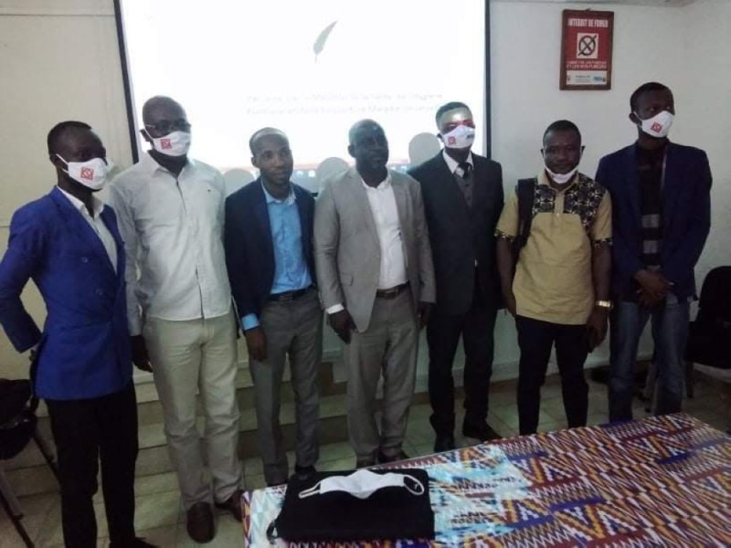 Coulibaly Oumar, directeur coordonnateur adjoint du Pnlta (au centre), a apporté son soutien au Recltasu.