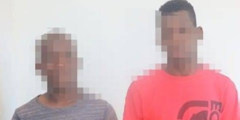 Les deux présumés meurtriers appréhendés. (Photo : Gendarmerie nationale)