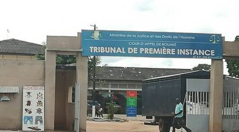 Une vue du tribunal de Bouaké. (DR)