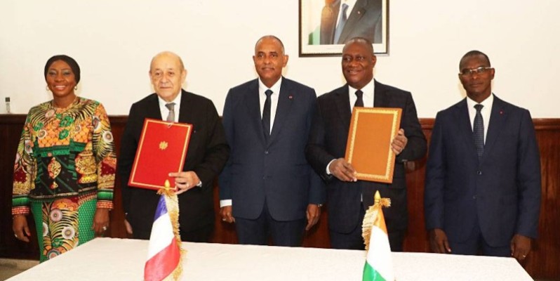 Après la signature de convention, le Chef de gouvernement s’est rendu à Jacqueville pour l'inauguration officielle de l'Académie Internationale de Lutte contre le Terrorisme.(DR)