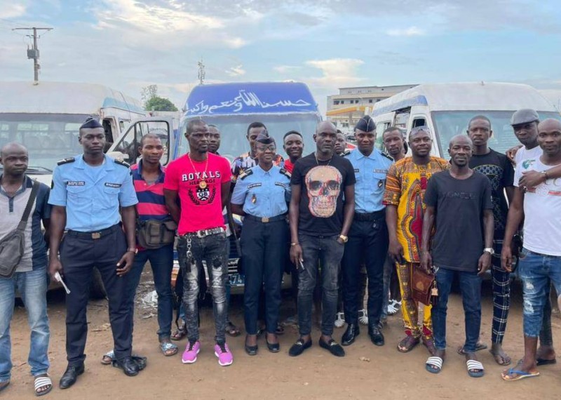 La police ivoirienne a entamé l’opération de sensibilisation à la sécurité routière (DR)