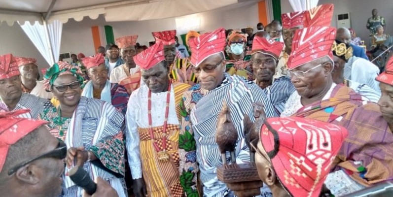 Adama Koné a accepté le vœu des chefs traditionnels d’être le leader de la région. (Photo : DR)