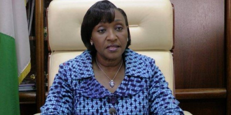 La ministre, gouverneure, Raymonde Goudou Coffie (DR)