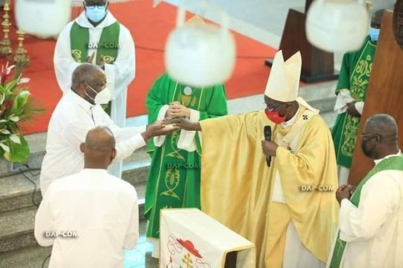Gbagbo à la cathedrale