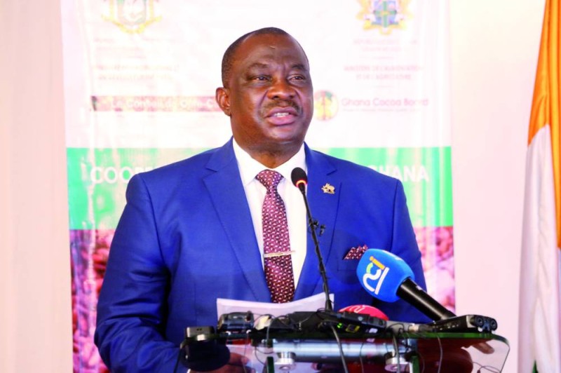 Kobenan Kouassi Adjoumani, ministre d’État, ministre de l'Agriculture et du Développement rural, s'est félicité de la mise en place de l'Iccig. (Photo : Sébastien Kouassi)