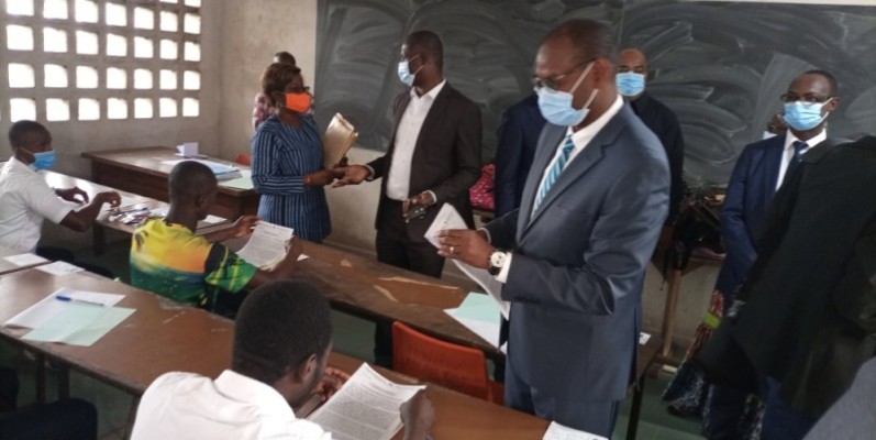 Moustapha Sangaré a appelé les candidats à tourner le dos à la tricherie. (Photo : DR)