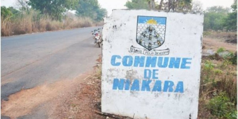 A l'entrée de la commune de Niakara. (DR)