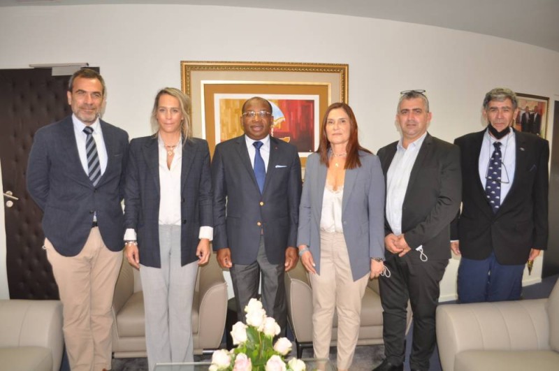 Les investisseurs israéliens en compagnie du ministre Siandou Fofana
