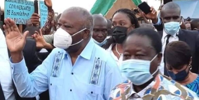 Laurent Gbagbo accueilli dans une ferveur à Daoukro. (DR)