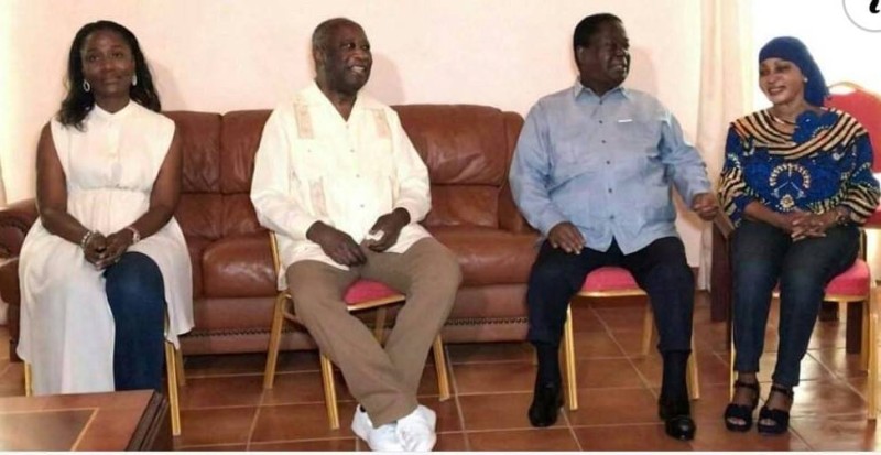 Les deux couples à Bediékro