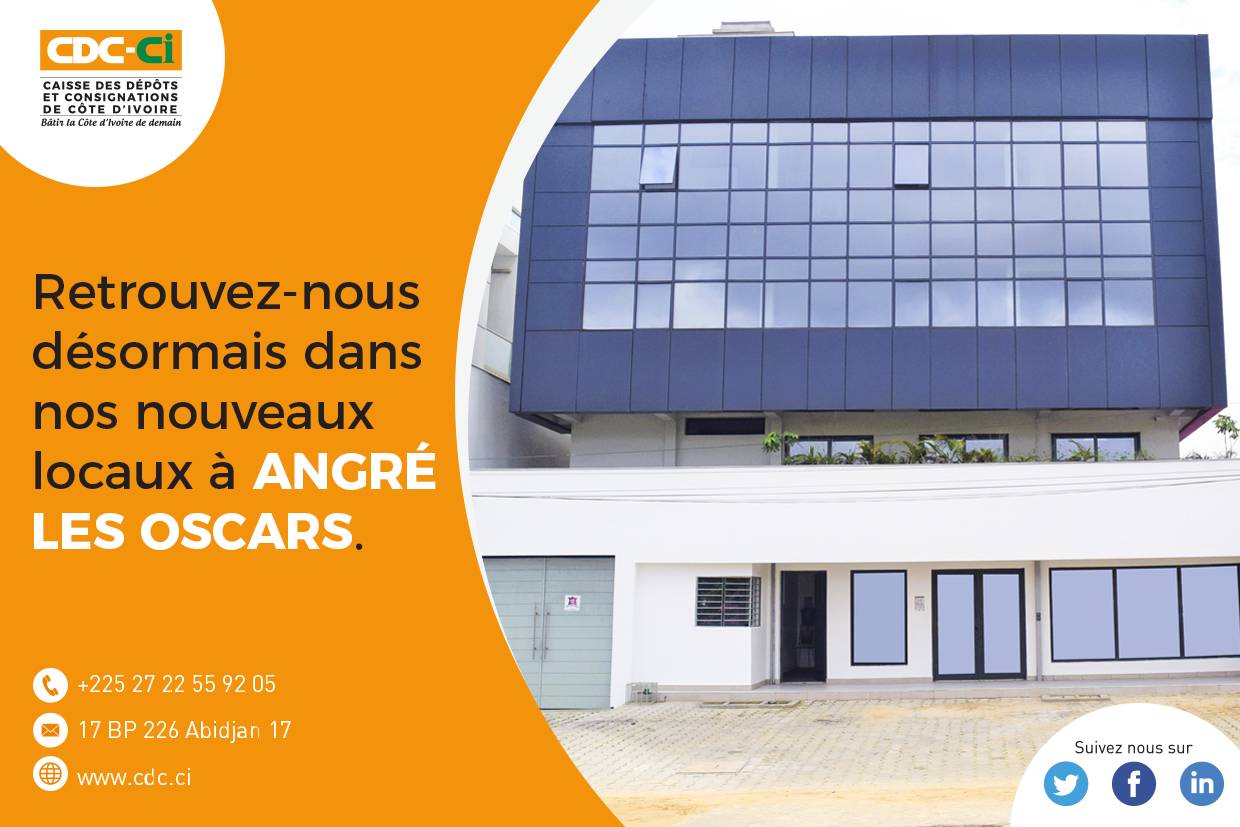 Les nouveaux locaux de la CDC-CI