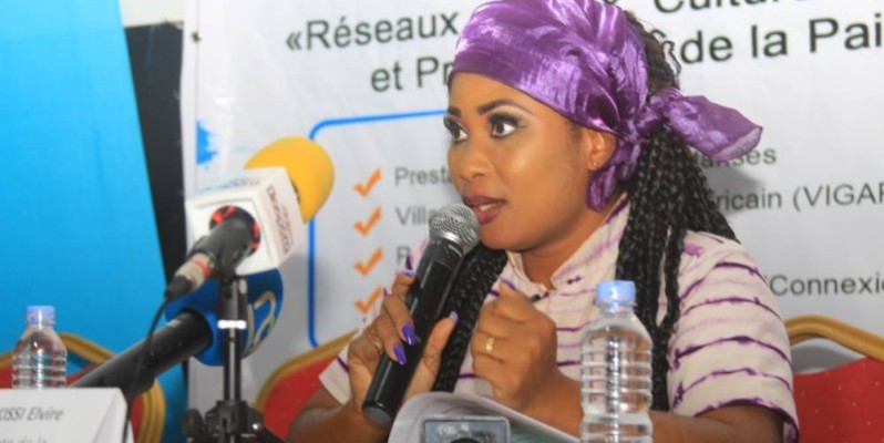 Mme Elvire Kissi, présidente de la fondation Afrik'Orizon, initiatrice de l'événement. (DR)