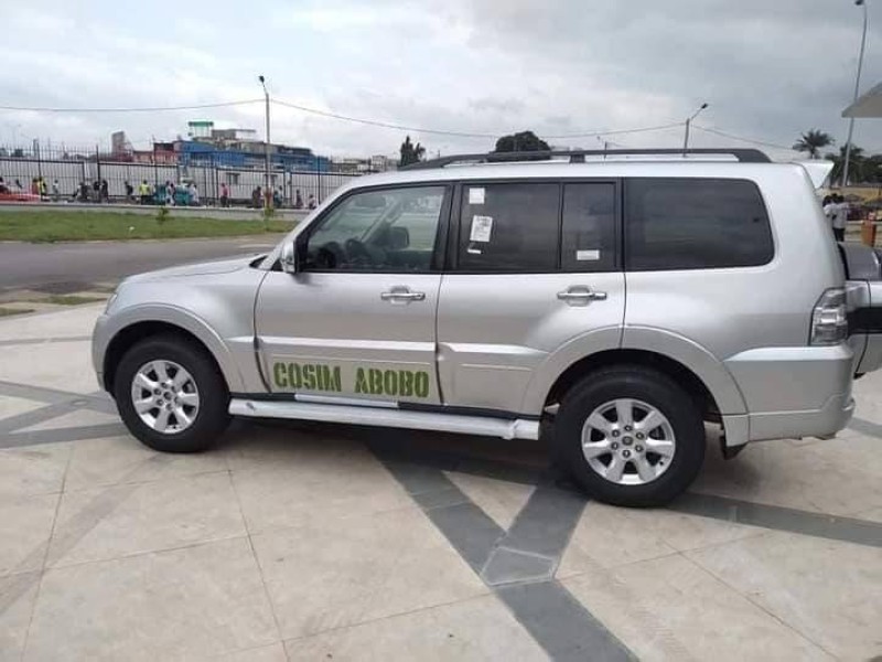 Le véhicule de type 4X4 qui servira de voiture de commandement au président de la section Cosim d'Abobo (DR)