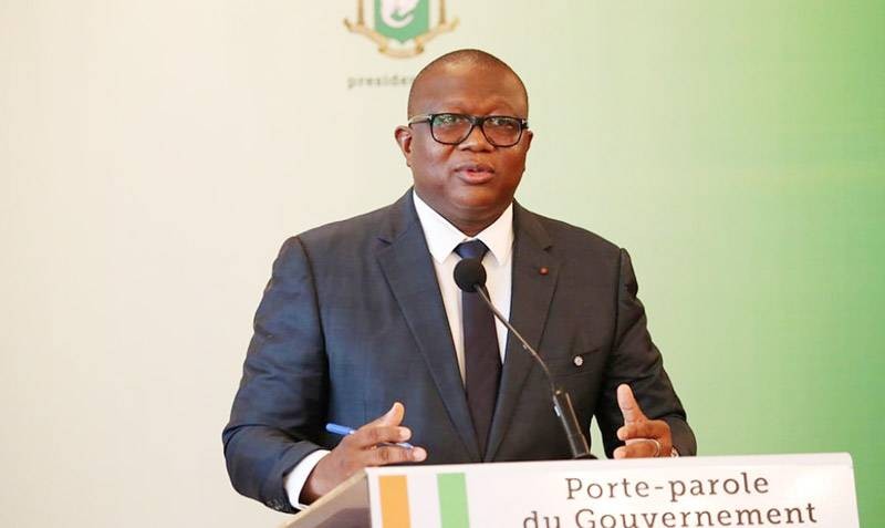 Le ministre Amadou Coulibaly, porte-parole du gouvernement. (DR)