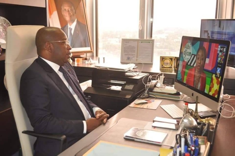 Le ministre du Tourisme et des Loisirs, Siandou Fofanan