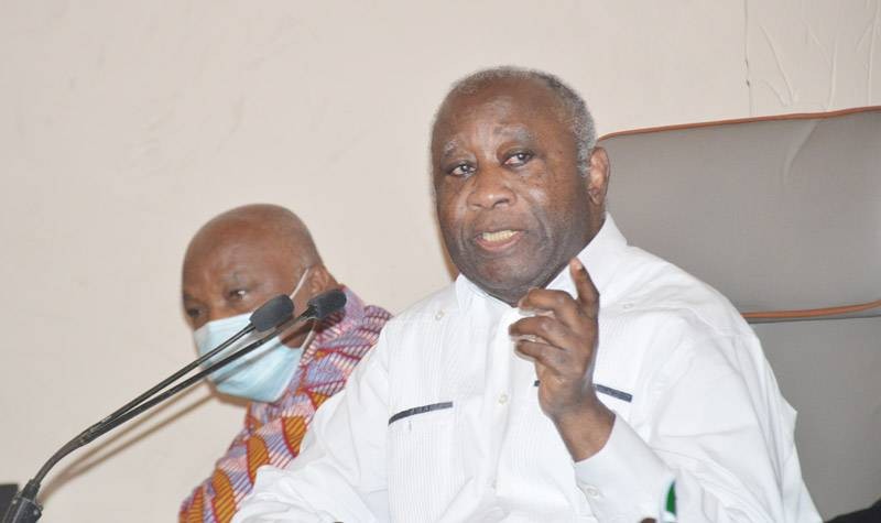 L'ex-Chef de l'Etat Laurent Gbagbo. (Photo : Julien Monsan)