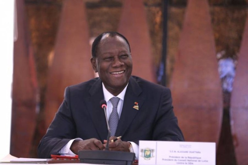 Le Président Alassane Ouattara