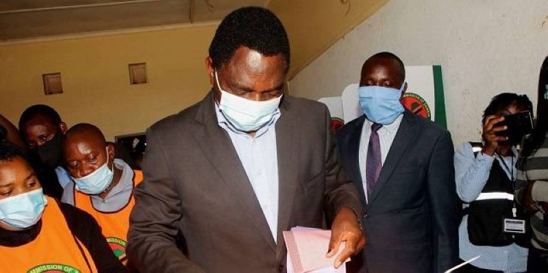 L'opposant, Hakainde Hichilema, élu président. (DR)