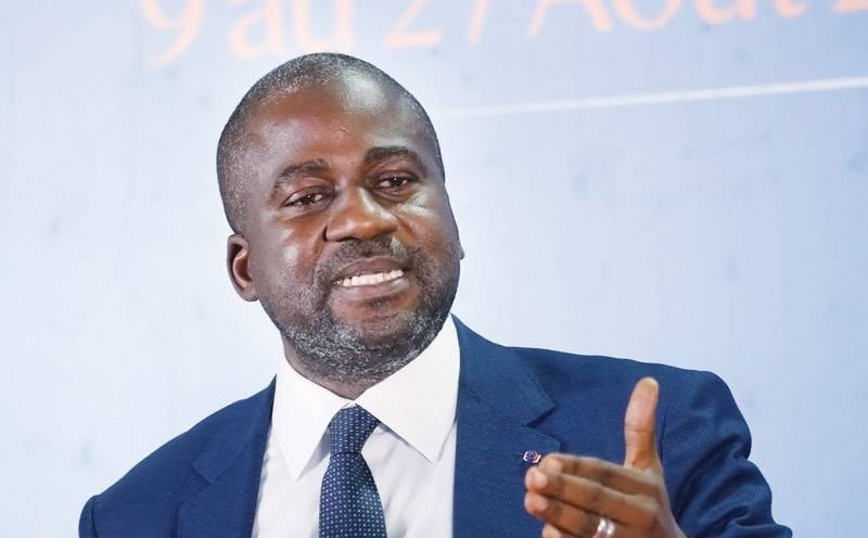 Isaac Gnamba-Yao, directeur général de la Poste de Côte d'Ivoire. (Photo : Poro Dagnogo)