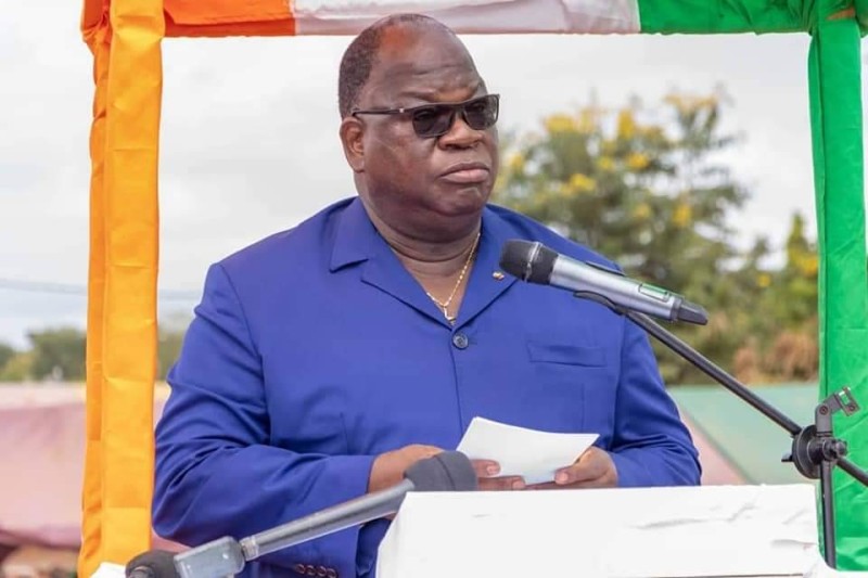 Le ministre de l'Hydraulique, Laurent Bogui Tchagba