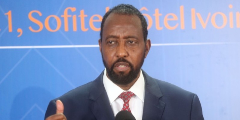 La conférence de presse du directeur général sortant du bureau international de l’Upu a enregistré un record de participation de journalistes. (Photo : Sébastien Kouassi)